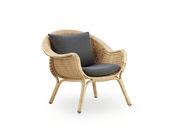 MADAME - Rattan armchair with armrests by Sika Design - view 2